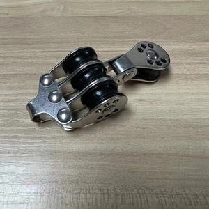 Quattro ruote in acciaio filo puleggia in metallo puleggia rullo in acciaio inox ruota cricchetto puleggia - Product Image 6