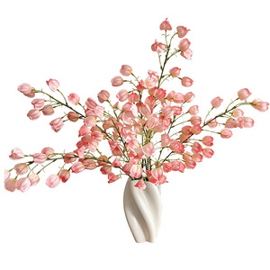 Fleurs artificielles en soie, style naturel haute simulation, pour décoration de mariage, maison, salon, table - Product Image 5