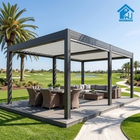 Pergola intelligente Sweet Home en aluminium avec toit à lamelles motorisées imperméables