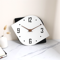 Reloj de Pared Decorativo de Péndulo Nórdico de Diseño Nuevo en Oferta, Reloj de Pared Moderno de MDF
