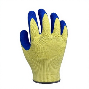 Guantes de Seguridad de Látex con Textura en los Dedos, Antideslizantes, con Puño de Punto, para Uso General, Sin Silicona, Sin Polvo, Duraderos - Product Image 3
