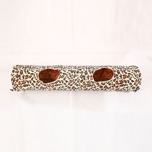 Túnel de peluche de leopardo para gato, juguete para mascotas, venta al por mayor en stock, entrega rápida - Product Image 5