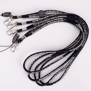 Échantillon Gratuit, Vente en Gros, Cordon Épais Personnalisé Écologique, Sangle de Cou en Corde, Lanière Ronde Personnalisée à Prix Abordable - Product Image 1