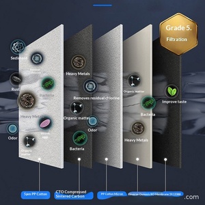Purificador de Agua Comercial de Ósmosis Inversa con Filtración de 5 Etapas, Acero Inoxidable, Bebida Directa, Rica en Hidrógeno, Gran <span class=keywords><strong>Flujo</strong></span> - Product Image 4