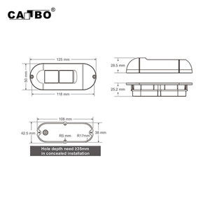 Capteur <span class=keywords><strong>de</strong></span> présence laser Canbo M901 à installation apparente pour <span class=keywords><strong>porte</strong></span> à enroulement, <span class=keywords><strong>porte</strong></span> <span class=keywords><strong>de</strong></span> <span class=keywords><strong>garage</strong></span>, <span class=keywords><strong>porte</strong></span> rapide en <span class=keywords><strong>PVC</strong></span> - Product Image 6
