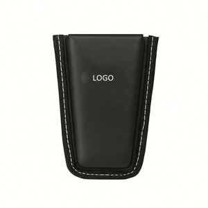 Custom Logo Innovative Rigid EVA Darts Holder Leather Wallets <b>Pouch</b> Dart Steel Tip Case Bag for 1 Set Fully Loaded Black - Product Image 3
