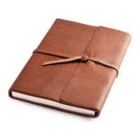 Alta calidad de lujo A5 cubierta suave Vintage cuero genuino diario cuaderno diario estilo impreso