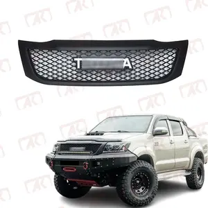 Grade da frente do emblema branca para toyota hilux vigo 2012 2013 2014 2015