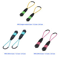 Cable de Fibra Óptica de Bucle Óptico (Loopback) al por Mayor MPO MTP SM MM OM3/OM4 de 8/12/24 Núcleos 40G 100G POE GSM TCP GPRS SDK