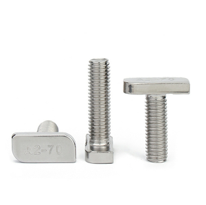 Siêu <span class=keywords><strong>Duplex</strong></span> SS <span class=keywords><strong>2205</strong></span> 2507 A286 904L <span class=keywords><strong>ASTM</strong></span> AISI ANSI SS SUS 304 316 316L thép không gỉ vuông t khe cắm búa bu lông din186 - Product Image 1