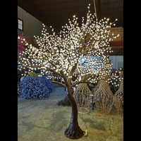 Lumières de Noël artificielles LED durables et étanches IP65 3M, couleur personnalisée, décoration festive extérieure, alimentation CC