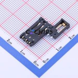 XKSMC-1200-200 SIM Card Connector SMD Connector Smart Card Card Core With Card Detection - Product Image 2