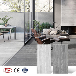 2cm Pavés d'extérieur Beige <span class=keywords><strong>Travertin</strong></span> Anti Slp Porcelaine Carreaux de sol Jardin Arabie Saoudite SASO Carreaux de marque de qualité - Product Image 3