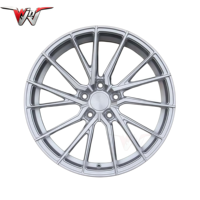 Rines de Aleación de Diseño Cóncavo con Acabado Cromado de 19X8.5 Pulgadas, Compatibles con Mustang, Audi A4, A6, BMW F30, G20, E90, Rines para Automóviles de Pasajeros