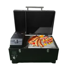 OEM Wireless connectivity Custom Smart Electric Indoor Home Beef Pizza Pellet Feed Bbq Smoker Oven