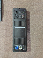 Enceinte carrée double 10 pouces active/passive 2 voies pour équipement audio, modèle EQ-10, en contreplaqué MDF, pour extérieur