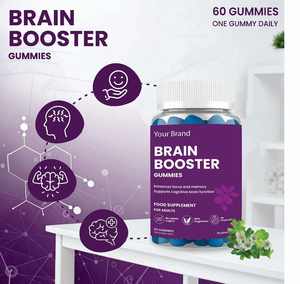 Venta al por mayor de vitaminas a granel caramelos de goma OEM Etiqueta Privada suplementos pre-entrenamiento salud cerebral nutrición deportiva - Product Image 4