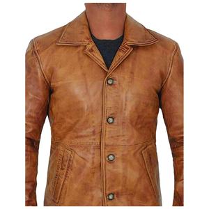 Veste de moto en cuir pour hommes/Blazer pour homme en cuir PU Veste pour homme en cuir pour moto - Product Image 6