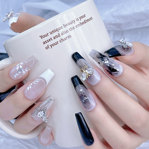 Adornos de Uñas de Lujo con Pedrería 3D en Forma de Mariposa, Decoraciones para Arte de Uñas - Product Image 1