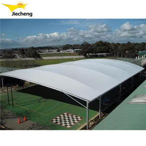 Structure de toiture de stade architecturale en membrane pour couvrir les terrains de basketball et de tennis - Product Image 2