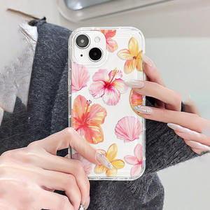 เคสโทรศัพท์มือถือ TPU กันกระแทกกันกระแทกลายดอกไม้อังกฤษสำหรับ iPhone 8 x XR XS MAX 11 12 13 14 15 16 17 - Product Image 3