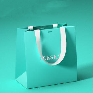 Sac cadeau haut de gamme épaissi de différentes couleurs pour magasin de vêtements peut imprimer le logo magasin de vêtements pour femmes sac à provisions haut de gamme sac cadeau - Product Image 2