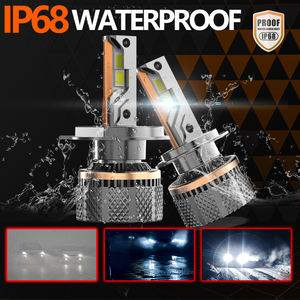 Faro LED de Alta Potencia 300W T9 con Cuatro Tubos de Cobre, Impermeable, H4 <span class=keywords><strong>H1</strong></span> H7 H11 880 9005 9006 9012 6000K para Autos - Product Image 2