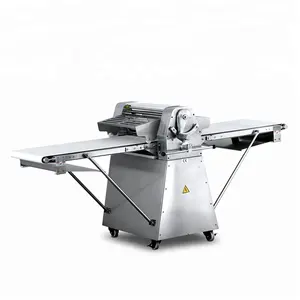 Bakery Machine Electric Pasta Maker Machine Lamination Croissant For Dough Press Dough Roller Dough Sheeter Table Top Style