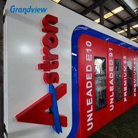 Panneau publicitaire LED pour station-service, panneau pylon LED pour station-service, panneau LED pour prix de l'essence