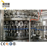 Certification CE Complète 3 en 1 Usine d'embouteillage de remplissage de boissons gazeuses entièrement automatique Machines