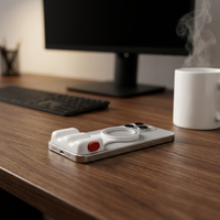 Pegangan Fotografi Ponsel MagSafe Portabel dengan Remote Shutter Nirkabel dan Kontrol Zoom Model TY-01 Cetakan Pribadi
