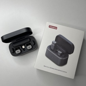 Microphone Lavalier Sans Fil Professionnel 3-en-1 avec Réduction de Bruit Omnidirectionnel pour l'Enregistrement de Vlogs, TikTok et le Streaming en Direct - Product Image 1