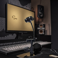 Microphone portable professionnel pour violon, alto, mandoline, épaisseur de 30 mm à 46 mm, connecteur XLR pour studio et usage domestique