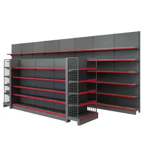 Multifunctional Metal Durable Double Side Retail Display Supermarket Shelf With CE Certificate