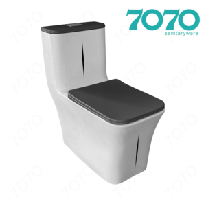 Hiện đại kép tuôn ra một mảnh nhà vệ sinh gốm 3076S P 180 mét trong nhà vuông washdown <span class=keywords><strong>WC</strong></span> cho khách sạn và phòng tắm - Product Image 2