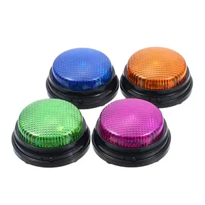 Recordable Talking Button Voice Recording Sound Button With High Bright Energy Saving Light