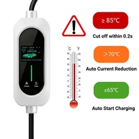 Cenwell 3.5kW/7kW/11kW/22kW 16A/32A Chargeur portable Type 1/Type 2/GBT, avec WiFi OCPP IP65, câble de 5 m pour véhicule électrique