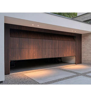 Porte de <span class=keywords><strong>garage</strong></span> à enroulement moderne personnalisée en alliage d'aluminium à vue complète avec grille encastrée pour une sécurité accrue – Offre Spéciale - Product Image 6