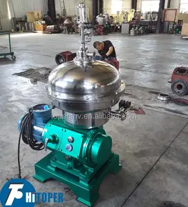 Extracteur séparateur centrifuge à disque haute vitesse standard CE pour la concentration en huile de poisson
