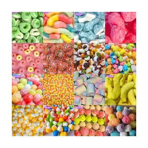 Knapperige Candyies Groothandel Vriesdroge Zoete Snacks Custom Gevriesdroogd Gummy Candy