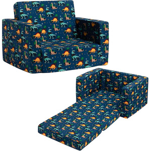 Giving Tree <b>Kids</b> Folding <b>Sofa</b> Bed With Dinosaur Print For Toddlers And Children Age 2 And Above - Product Image 5