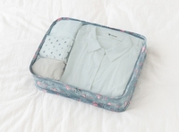 Organisateurs de bagages haut de gamme 6 pièces Ensemble de cubes d'emballage de compression Essentiels de voyage