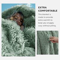 Couverture portable en tissu doux châle d'hiver rayé de Style coréen vert militaire pour la maison, l'hôtel ou le voyage