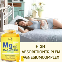 Gommes de supplément de magnésium pour adultes 400MG avec vitamine B6 B12 Glycinate de magnésium pour l'équilibre hormonal