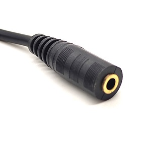 Câble d'extension d'écouteur stéréo audio de <span class=keywords><strong>mini</strong></span> prise de téléphone noire - Product Image 4