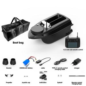 Bateau appât RC intelligent contrôlé par GPS avec détecteur de poisson Équipement de pêche à la <span class=keywords><strong>carpe</strong></span> de 800m en plastique durable - Product Image 6