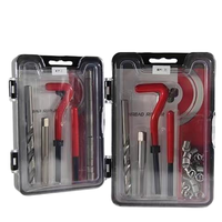 Kit d'entretien de forets en acier inoxydable OEM à commande manuelle, ensemble d'outils à usage industriel avec coffret rigide
