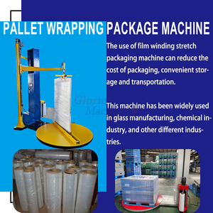 Tự động khay quanh co thiết bị bọc phim bao bì máy móc hàng đầu Pallet máy bao bì cửa sổ và cửa làm máy móc - Product Image 2