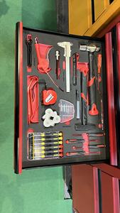 Chariot à outils métallique robuste 718 pièces, personnalisable OEM, pour atelier de réparation automobile, garage, entrepôt, atelier, en acier inoxydable TC-23 Stai - Product Image 5