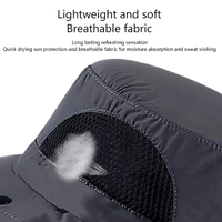 Sombreros de Sol de Verano con Protección UV, Gorra para Pesca y Caza al Aire Libre para Hombres y Mujeres, Sombrero de Pescador con Visera y Solapa para el Cuello para Senderismo y Camping
